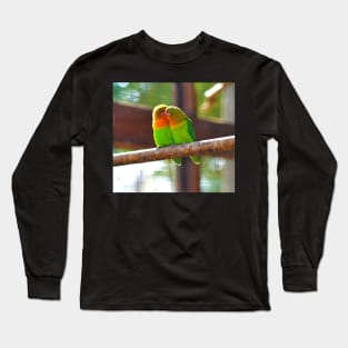 parrots.  a pair of lovers... Long Sleeve T-Shirt